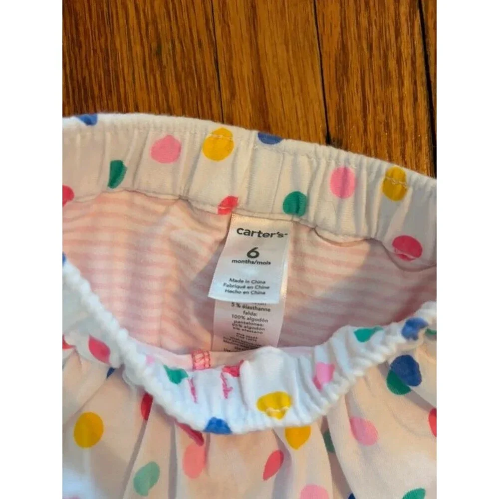 6m Carters Baby Skirt legging pants